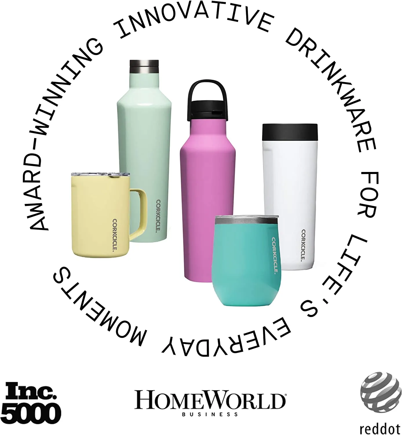 Corkcicle Canteen Sport Collection - Water Bottle & Thermos - Triple Insulated Shatterproof Stainless Steel