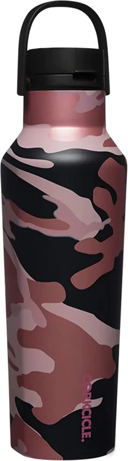Corkcicle Canteen Sport Collection - Water Bottle & Thermos - Triple Insulated Shatterproof Stainless Steel