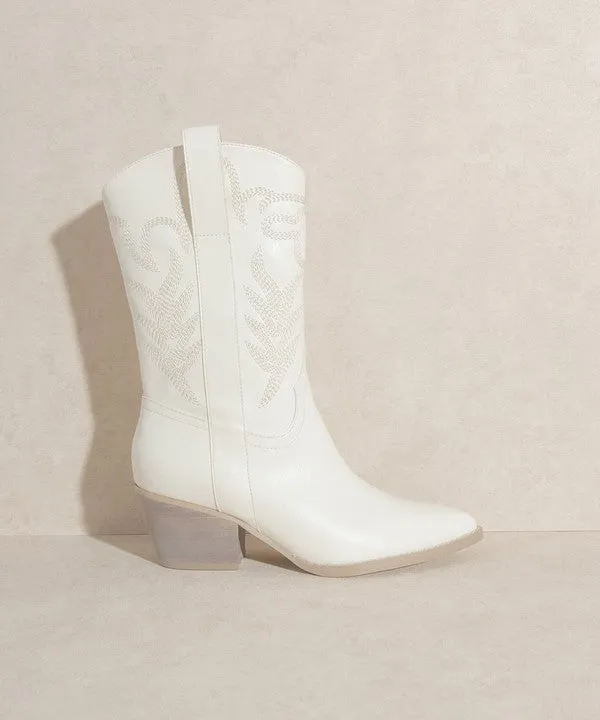 SEPHIRA - Embroidered Short Boot