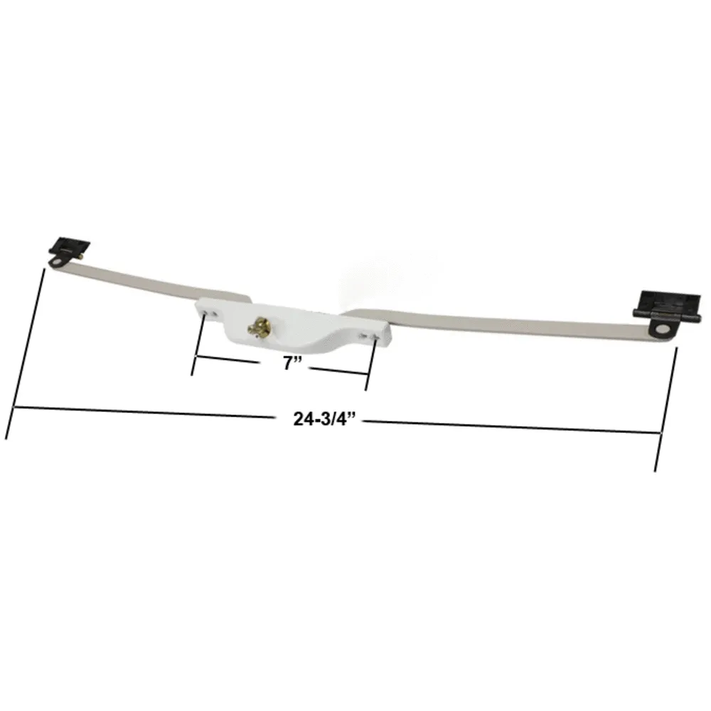Truth Hardware Front Mount 24" Pivot Shoe Roto Awning Window Operator - White
